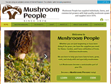 Tablet Screenshot of mushroompeople.com